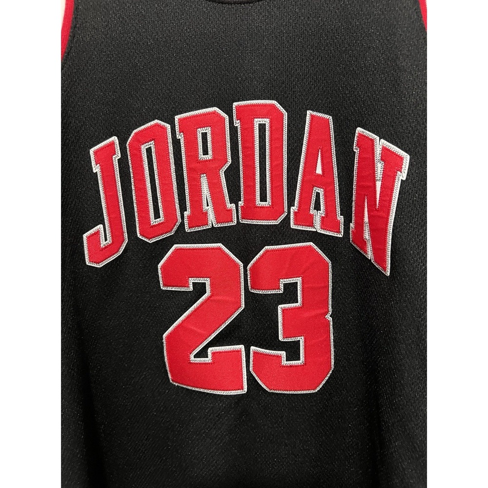 Jordan Flight 23 Black Stitched Basketball Jersey Dress Girls L 12-13‎ $45 - Picture 3 of 6